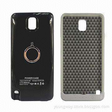Rechargeable 3,800mAh Power Bank Cases for Note 3, External Backup Power Supply, 5-5.5V, 0.8A Input